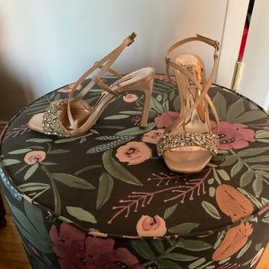 Badgley Mischka crystal sparkle heels
